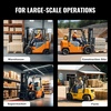 image:imageVEVOR Forklift Extensions 72 Inch Fork Extensions 45 Inch Width 1 Pair Heavy Duty Fork Extensions with Pins for Forklifts Truck72 x 45 Inch