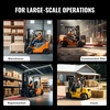 image:imageVEVOR Forklift Extensions 72 Inch Fork Extensions 45 Inch Width 1 Pair Heavy Duty Fork Extensions with Pins for Forklifts Truck82 x 45 Inch