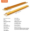 image:imageVEVOR Forklift Extensions 72 Inch Fork Extensions 45 Inch Width 1 Pair Heavy Duty Fork Extensions with Pins for Forklifts Truck84 x 55 Inch