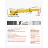 image:imageVEVOR Forklift Jib Boom Crane 5500 lbs Capacity Forklift Mobile Crane Lifting Hoist with 2 Hooks Manual Telescopic 472735 in Boom Attachment Towing Handling Equipment for Warehouse amp Factories6000 LBS