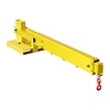 image:imageVEVOR Forklift Jib Boom Crane 5500 lbs Capacity Forklift Mobile Crane Lifting Hoist with 2 Hooks Manual Telescopic 472735 in Boom Attachment Towing Handling Equipment for Warehouse amp Factories6000 LBS