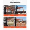 image:imageVEVOR Forklift Jib Boom Crane 5500 lbs Capacity Forklift Mobile Crane Lifting Hoist with 2 Hooks Manual Telescopic 472735 in Boom Attachment Towing Handling Equipment for Warehouse amp Factories5500 LBS