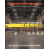 image:imageVEVOR Forklift Jib Boom Crane 5500 lbs Capacity Forklift Mobile Crane Lifting Hoist with 2 Hooks Manual Telescopic 472735 in Boom Attachment Towing Handling Equipment for Warehouse amp Factories6000 LBS