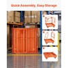image:imageVEVOR Forklift Man Basket 366 x 366 Inch Forklift Safety Cage with 4 Wheels 1200 lbs Capacity Heavy Duty Work Platform Collapsible Lift Basket Safety Set for Most Aerial Jobs Lifting Loader