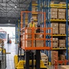 image:imageVEVOR Forklift Safety Cage 482 x 452 Inch Heavy Duty Forklift Man Basket 1400 lbs Capacity Collapsible Work Platform Lift Basket with Safety Harness amp Lock for Most Aerial Jobs Lifting Loader