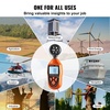 image:imageVEVOR Handheld Anemometer 14113 Digital Wind Speed Meter Gauge with LED Backlight Screen Measures Wind Velocity Air Flow for Sailing Surfing Drone Flying HVAC