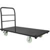 image:imageVEVOR Heavy Duty 2 Tier Platform Hand Truck 700 lbs 2 Tier Push Tool Cart with HighStrength Steel Utility Cart for Warehouse Garage Workshop Office480 x 240 x 321 in1220 x 610 x 815 mm