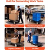 image:imageVEVOR Heavy Duty 2 Tier Platform Hand Truck 700 lbs 2 Tier Push Tool Cart with HighStrength Steel Utility Cart for Warehouse Garage Workshop Office480 x 240 x 321 in1220 x 610 x 815 mm