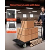 image:imageVEVOR Heavy Duty 2 Tier Platform Hand Truck 700 lbs 2 Tier Push Tool Cart with HighStrength Steel Utility Cart for Warehouse Garage Workshop Office480 x 240 x 321 in1220 x 610 x 815 mm