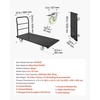 image:imageVEVOR Heavy Duty 2 Tier Platform Hand Truck 700 lbs 2 Tier Push Tool Cart with HighStrength Steel Utility Cart for Warehouse Garage Workshop Office480 x 240 x 321 in1220 x 610 x 815 mm