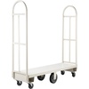 image:imageVEVOR Heavy Duty 2 Tier Platform Hand Truck 700 lbs 2 Tier Push Tool Cart with HighStrength Steel Utility Cart for Warehouse Garage Workshop Office600 x 161 x 595 in 1525 x 410 x 1510 mm