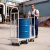 image:imageVEVOR Heavy Duty 2 Tier Platform Hand Truck 700 lbs 2 Tier Push Tool Cart with HighStrength Steel Utility Cart for Warehouse Garage Workshop Office600 x 161 x 595 in 1525 x 410 x 1510 mm