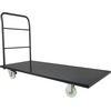 image:imageVEVOR Heavy Duty 2 Tier Platform Hand Truck 700 lbs 2 Tier Push Tool Cart with HighStrength Steel Utility Cart for Warehouse Garage Workshop Office600 x 276 x 429 in1525 x 700 x 1090 mm