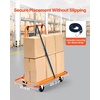 image:imageVEVOR HeavyDuty Panel Dolly Drywall Cart Features 4528 x 218 Deck amp 5 Swivel Wheels Drywall Sheet Cart Handling Wall Panel Sheetrock Lumber Ideal for Garage Home Warehouse