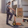 image:imageVEVOR Hydraulic Material Lift Winch Stacker 450 lbs Load Capacity 394 Max Lifting Height Pallet Truck Dolly with Fork Lift Table Foldable amp Portable Pallet Jack Table Cart Orange amp Black