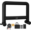 image:imageVEVOR Inflatable Movie Screen 14 FT Inflatable Projector Screen for Outside with Blower and Carrying Bag FrontRear Projection Oxford Fabric Blow Up Screen for Outdoor Parties Backyard Movie NightQCZJ16FTD