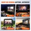 image:imageVEVOR Inflatable Movie Screen 14 FT Inflatable Projector Screen for Outside with Blower and Carrying Bag FrontRear Projection Oxford Fabric Blow Up Screen for Outdoor Parties Backyard Movie Night14 Feet