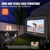 image:imageVEVOR Inflatable Movie Screen 14 FT Inflatable Projector Screen for Outside with Blower and Carrying Bag FrontRear Projection Oxford Fabric Blow Up Screen for Outdoor Parties Backyard Movie Night14 Feet