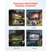 image:imageVEVOR Inflatable Movie Screen 14 FT Inflatable Projector Screen for Outside with Blower and Carrying Bag FrontRear Projection Oxford Fabric Blow Up Screen for Outdoor Parties Backyard Movie Night20 Feet