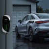 image:imageVEVOR Level 2 Tesla Charger 32 Amp Adjustable Current 240V Portable Home Electric Car EV Charger with 25 ft Charging Cable NEMA 1450P Plug LCD Display NACS Connector for Tesla Model YX3S97 x 38 x 23 in