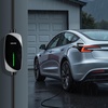 image:imageVEVOR Level 2 Tesla Charger 32 Amp Adjustable Current 240V Portable Home Electric Car EV Charger with 25 ft Charging Cable NEMA 1450P Plug LCD Display NACS Connector for Tesla Model YX3S25FT Cable
