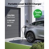 image:imageVEVOR Level 2 Tesla Charger 32 Amp Adjustable Current 240V Portable Home Electric Car EV Charger with 25 ft Charging Cable NEMA 1450P Plug LCD Display NACS Connector for Tesla Model YX3S25FT Cable