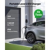 image:imageVEVOR Level 2 Tesla Charger 32 Amp Adjustable Current 240V Portable Home Electric Car EV Charger with 25 ft Charging Cable NEMA 1450P Plug LCD Display NACS Connector for Tesla Model YX3S32 Amp