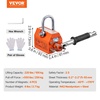 image:imageVEVOR Magnetic Lid Lifter Dolly 1320 lbs Pulling Capacity Steel Dolly with Heavy Duty Magnet Lift and 2 Wheels Adjustable Handle N42 Neodymium Foldable and Portable for Lifting Manhole Covers220 lbs100 kg Magnetic Lifter