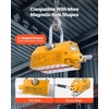 image:imageVEVOR Magnetic Lid Lifter Dolly 1320 lbs Pulling Capacity Steel Dolly with Heavy Duty Magnet Lift and 2 Wheels Adjustable Handle N42 Neodymium Foldable and Portable for Lifting Manhole Covers1320 lbs600 kg Magnetic Lifter
