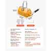 image:imageVEVOR Magnetic Lid Lifter Dolly 1320 lbs Pulling Capacity Steel Dolly with Heavy Duty Magnet Lift and 2 Wheels Adjustable Handle N42 Neodymium Foldable and Portable for Lifting Manhole Covers2200 lbs1000 kg Magnetic Lifter