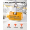 image:imageVEVOR Magnetic Lid Lifter Dolly 1320 lbs Pulling Capacity Steel Dolly with Heavy Duty Magnet Lift and 2 Wheels Adjustable Handle N42 Neodymium Foldable and Portable for Lifting Manhole Covers880 lbs400 kg Magnetic Lifter