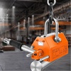image:imageVEVOR Magnetic Lid Lifter Dolly 1320 lbs Pulling Capacity Steel Dolly with Heavy Duty Magnet Lift and 2 Wheels Adjustable Handle N42 Neodymium Foldable and Portable for Lifting Manhole Covers660 lbs300 kg Magnetic Lifter