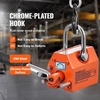 image:imageVEVOR Magnetic Lid Lifter Dolly 1320 lbs Pulling Capacity Steel Dolly with Heavy Duty Magnet Lift and 2 Wheels Adjustable Handle N42 Neodymium Foldable and Portable for Lifting Manhole Covers220 lbs100 kg Magnetic Lifter
