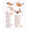 image:imageVEVOR Magnetic Lid Lifter Dolly 1320 lbs Pulling Capacity Steel Dolly with Heavy Duty Magnet Lift and 2 Wheels Adjustable Handle N42 Neodymium Foldable and Portable for Lifting Manhole Covers1320 lbs600 kg Lid Lifter Dolly