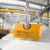 image:imageVEVOR Magnetic Lid Lifter Dolly 1320 lbs Pulling Capacity Steel Dolly with Heavy Duty Magnet Lift and 2 Wheels Adjustable Handle N42 Neodymium Foldable and Portable for Lifting Manhole Covers1320 lbs600 kg Magnetic Lifter