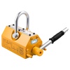 image:imageVEVOR Magnetic Lid Lifter Dolly 1320 lbs Pulling Capacity Steel Dolly with Heavy Duty Magnet Lift and 2 Wheels Adjustable Handle N42 Neodymium Foldable and Portable for Lifting Manhole Covers1320 lbs600 kg Magnetic Lifter