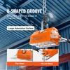 image:imageVEVOR Magnetic Lifter 4400lbs2000kg Pulling Capacity 25 Safety Factor Neodymium amp Steel Lifting Magnet with Release Permanent Lift Magnets Heavy Duty Magnet for Hoist Shop Crane Block Board1320 lbs600 kg