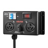 image:imageVEVOR Manual EV Charging Switch NEMA 1030 Splitter Switch for Dryer amp EV 24A Max 240V Manual Power Distribution with Circuit Breaker RealTime Display HandOperated Selector Plug and Play ETL