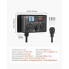 image:imageVEVOR Manual EV Charging Switch NEMA 1030 Splitter Switch for Dryer amp EV 24A Max 240V Manual Power Distribution with Circuit Breaker RealTime Display HandOperated Selector Plug and Play ETL
