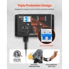 image:imageVEVOR Manual EV Charging Switch NEMA 1030 Splitter Switch for Dryer amp EV 24A Max 240V Manual Power Distribution with Circuit Breaker RealTime Display HandOperated Selector Plug and Play ETL