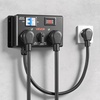 image:imageVEVOR Manual EV Charging Switch NEMA 1030 Splitter Switch for Dryer amp EV 24A Max 240V Manual Power Distribution with Circuit Breaker RealTime Display HandOperated Selector Plug and Play ETL
