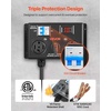 image:imageVEVOR Manual EV Charging Switch NEMA 1430P to 1430R amp 1450R Splitter Switch for Dryer amp EV 24A Max 240V Manual Power Distribution with Circuit Breaker HandOperated Selector Plug and Play ETL