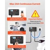 image:imageVEVOR Manual EV Charging Switch NEMA 1430P to 1430R amp 1450R Splitter Switch for Dryer amp EV 24A Max 240V Manual Power Distribution with Circuit Breaker HandOperated Selector Plug and Play ETL