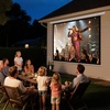image:imageVEVOR Manual Projector Screen 72 inch 43 4K 1080 HD Retractable Pull Down Projector Screen Wall Mounted Movie Projection with Pull Rope Portable Display Projectoin for Family Home Office TheaterES72