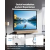image:imageVEVOR Manual Projector Screen 72 inch 43 4K 1080 HD Retractable Pull Down Projector Screen Wall Mounted Movie Projection with Pull Rope Portable Display Projectoin for Family Home Office TheaterES72