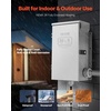 image:imageVEVOR Manual Transfer 30Amp 6Circuit Prewired Generator Transfer Kit with NEMA L1430P Power Inlet Box DoubleThrow NEMA 3R Mechanical Watt Meter for 7500W Generators30 Amp  6 Circuit
