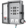 image:imageVEVOR Manual Transfer 30Amp 6Circuit Prewired Generator Transfer Kit with NEMA L1430P Power Inlet Box DoubleThrow NEMA 3R Mechanical Watt Meter for 7500W Generators30 Amp  6 Circuit
