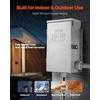 image:imageVEVOR Manual Transfer 30Amp 6Circuit Prewired Generator Transfer Kit with NEMA L1430P Power Inlet Box DoubleThrow NEMA 3R Mechanical Watt Meter for 7500W Generators30 Amp  10 Circuit