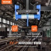 image:imageVEVOR Manual Trolley 1100 lbs05 Ton Load Capacity Push Beam Trolley with Dual Wheels Adjustable for IBeam Flange Width 25 to 55 Heavy Duty Alloy Steel Garage Hoist for Straight Curved I Beam4400 lbs