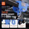 image:imageVEVOR Manual Trolley 1100 lbs05 Ton Load Capacity Push Beam Trolley with Dual Wheels Adjustable for IBeam Flange Width 25 to 55 Heavy Duty Alloy Steel Garage Hoist for Straight Curved I Beam1100 lbs
